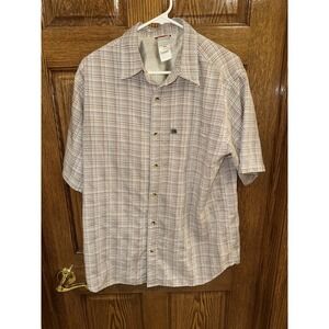 EUC Men's The North Face Shirt Size Medium Vented Button Down Short Sleeve Blend